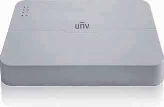 8 DVR/NVR IP 8.4 NVR Uniview NVR Mini 1U con switch PoE de 8 canales, formato H.264 Codificación de vídeo H.264 Codificación de audio G.