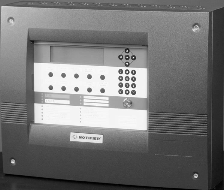 Central Analógica ID3002 Central microprocesada analógica algorítmica de 2 lazos para la detección y alarma de incendio que monitoriza y controla individualmente los elementos del sistema.