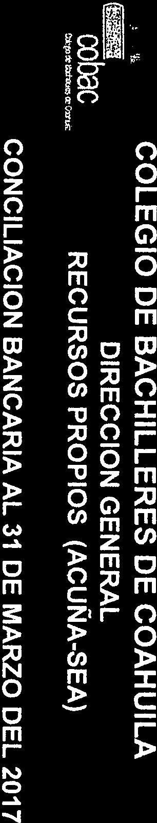 COLEGIO DE BACHILLERES DE COAHUILA DIRECCION GENERAL RECURSOS PROPIOS (ACUÑA-SEA)
