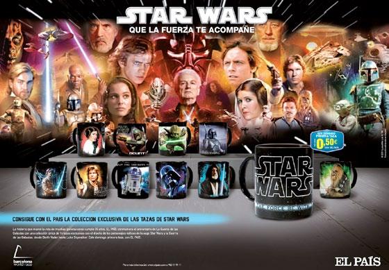 colección de cascos de Star Wars para