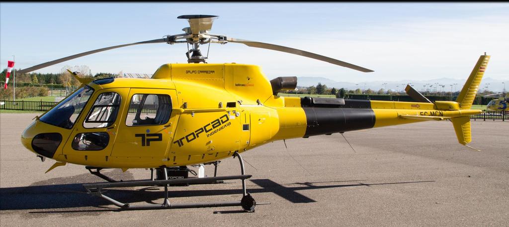 Recursos LiDAR para helicópteros Eurocopter ASB: Eurocopter AS350B, B1, B2, B3, BA, C, D, D1.