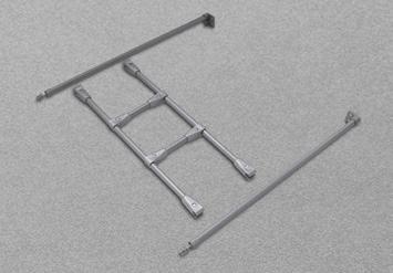 Cajones - 409 R - Sistema railing 5 7 6 Indicaciones para el montaje - Espesor de la parte posterior: 13 20 mm.