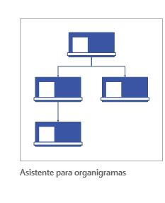 Creación de organigrama en Visio 2013 PROCEDIMIENTO EJERCICIO 1 1. Inicie el programa Microsoft Visio 2013 2. Busque la opción Asistente de organigramas como aparece en la siguiente figura: 3.