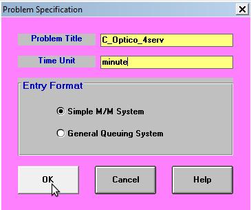 En el presente apartado se estudia el sistema de colas mediante el software WinQSB utilizado durante la carrera para resolución de problemas de I.O.