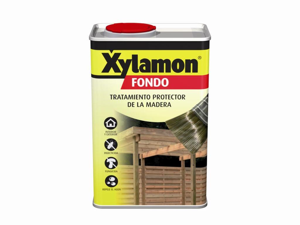 Fondo DESCRIPCIÓN PRODUCTO Xylamon Fondo es un fondo incoloro con base disolvente para la protección preventiva de la madera contra insectos, hongos y humedad.