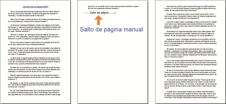Formato de página (I) Para ver la distribución en páginas del documento, lo mejor es mostrarlo con la vista Diseño de impresión con el aumento de Zoom adecuado para ver varias páginas.