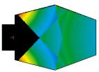 π DISEÑO ACÚSTICO DE SALAS DE CONCIERTOS d) Salas en forma de hexágono alargado ( elongated hexagon halls ) Características básicas: Perfil obtenido como combinación de los perfiles en