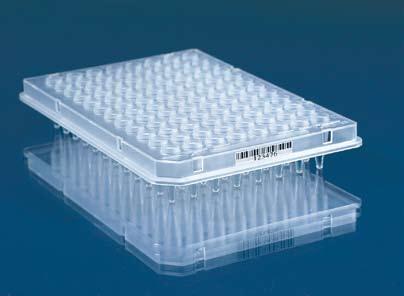 La nueva rejilla de cierre PCR de TPE ha sido adaptada exactamente a las placas PCR de 96 pocillos de BRAND y reduce las pérdidas de evaporación hasta un 75% en comparación con los sistemas