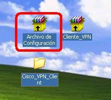 Después de haber realizado los pasos anteriores de instalación del Cliente VPN proceda a instalar el archivo que le permitirá acceder a la VPN de la Universidad a través del Cliente.