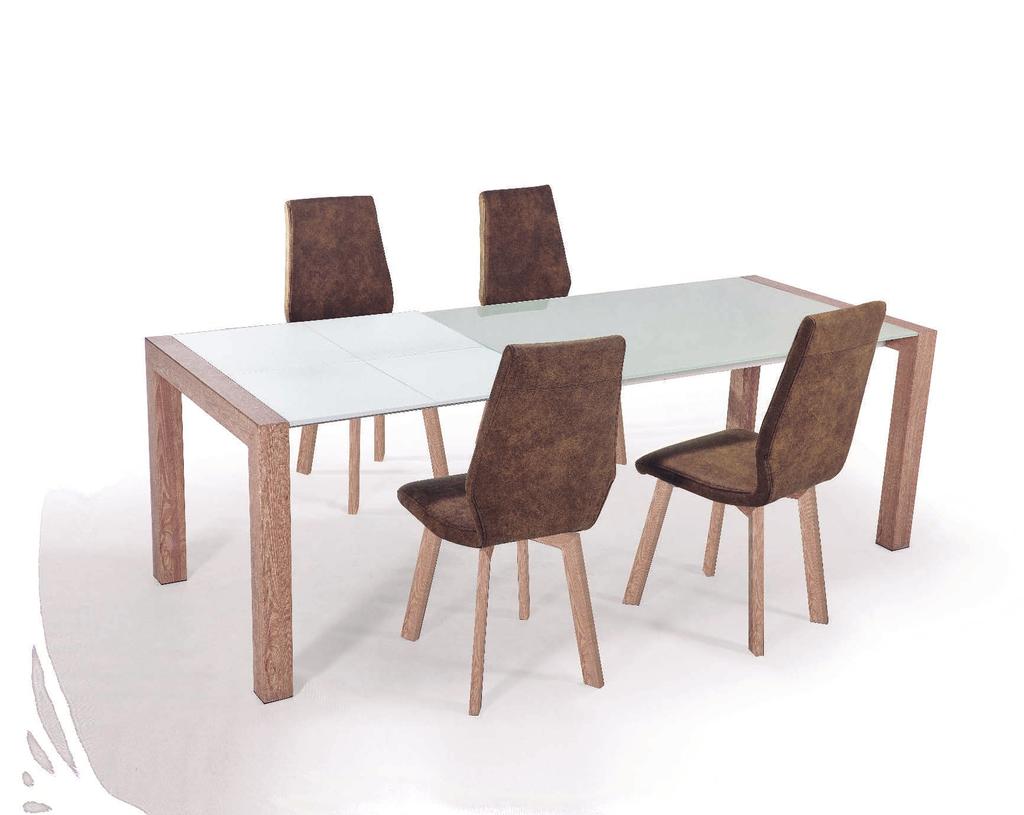 Quick Extensible La mesa Quick extensible es una mesa moderna y