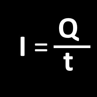 Corriente Matemáticamente, podemos definir la corriente como la relación de la carga entre el tiempo. Fórmula: Q = carga eléctrica.