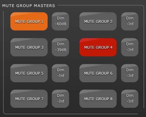 6.0 UTILITY (Utilidad) El botón Utility permite acceder a las siguientes funciones: Mute Group Master (Grupo de silenciamiento principal) Tap Tempo (tempo por pulsación) Para acceder a este modo,