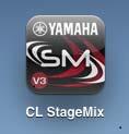 3.3 Configuración de StageMix Inicie la aplicación CL StageMix De este modo se abrirá la pantalla Select Mixer (Seleccionar mezclador).
