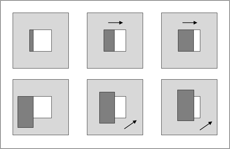 34 CAPÍTULO 4. FEATURE MATCHING a ver un borde, no un corner, y esto es insuficiente para determinar exactamente la dirección del movimiento. En la Figura 4.