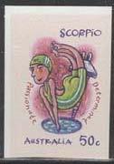 2007 Abril 3 : Zodiaco, auto aderibles, carnet de 10 sellos (Scott : 2657 a).