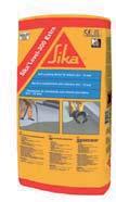 8. PAVIMENTOS Código 8.4.8 Sika Level 300 Extra Mortero autonivelante con inhibidor polvo, altas prestaciones, para ser recubierto. Consumo: 1,6±0,05 kg/m 2 y mm espesor.