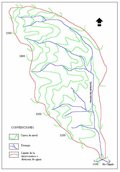 El relieve de los sistemas hidrológicos, es decir su topografía, brinda un primer aspecto para el análisis con el fin de demarcar hoyas hidrográficas, regiones donde se presenta escorrentía que es