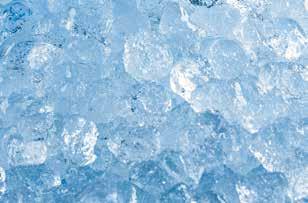 placas refrigerantes que el hielo en cubo. Dos tamaños de hielo disponibles Follett ofrece el hielo Chewblet original (aproximadamente 2,54 cm [1,00 pulg.