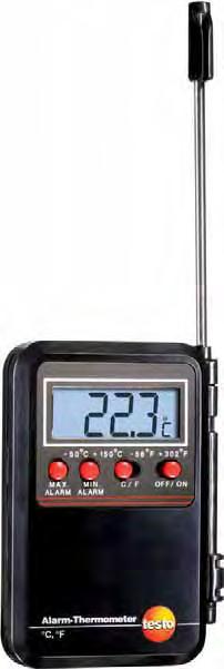 Mini termómetro Mini termómetro alarma Alarma valores mín./max.