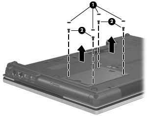 Sustitución de una unidad en el compartimiento de actualización El compartimento de actualización puede contener una unidad de disco duro o una unidad óptica.