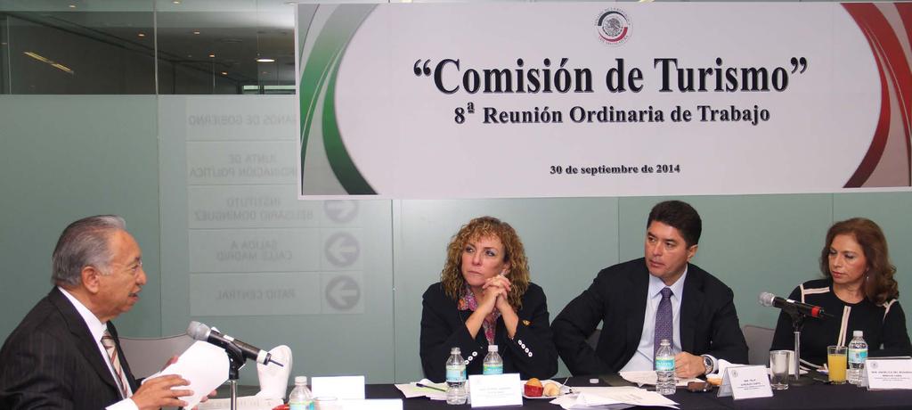 REUNIONES DE TRABAJO 26 e) Dictamen de la Comisión de Turismo, el que contiene acuerdo