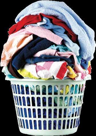 EN EL ÁREA DE LAVANDERÍA Las lavadoras usan energía y agua. Pruebe estos consejos para reducir sus facturas mensuales: Use inteligentemente la lavadora! Sólo lave cargas completas.