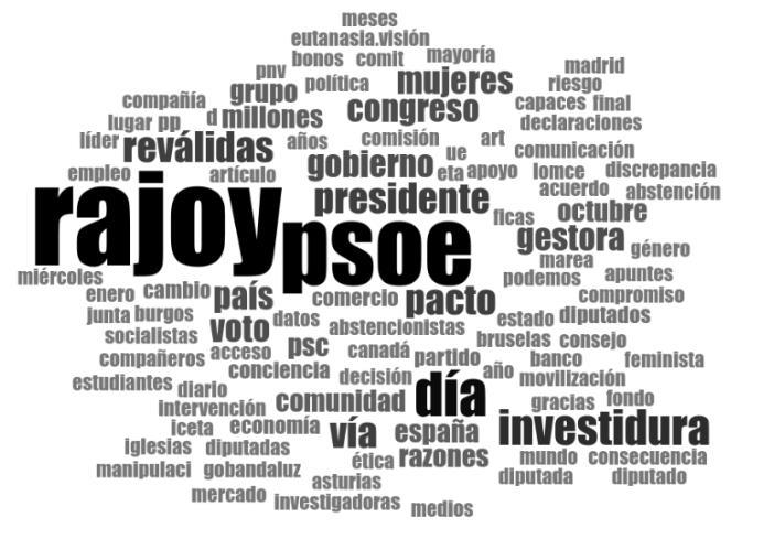 30 de agosto La diferente conversación > El 26 de octubre, Rajoy se diluye en la