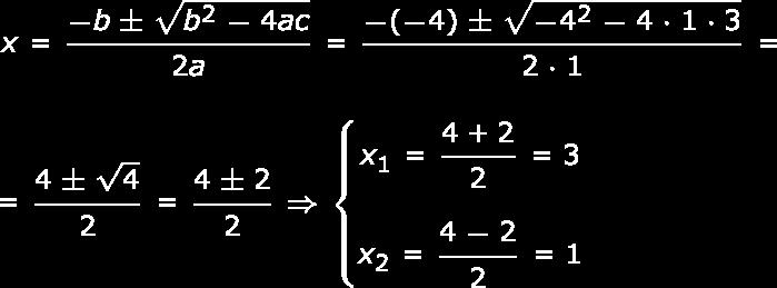 La ecuación tiene dos soluciones: x 1 = 3 y x 2 = 1. Vamos a estudiar el número de soluciones que puede tener una ecuación de segundo grado.