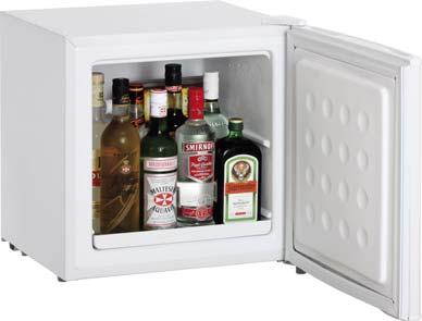 Congeladores / Congeladores arcón Congelador TKS32 para licores y productos congelados Capacidad bruta: 32 litros Capacidad: 8 botellas (0,7 l) de pie, 3 botellas (0,7 l) tumbadas Refrigeración