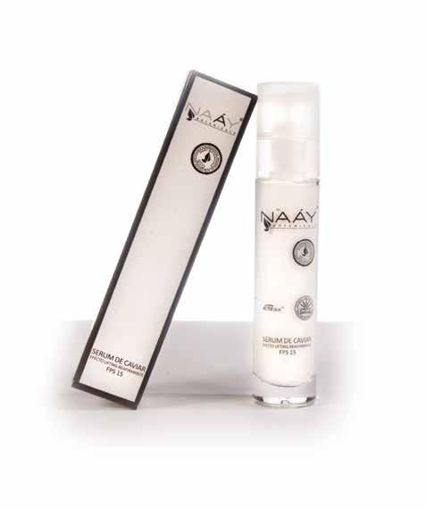 An exclusive cream with caviar extract and aloe vera. It reaffirms tissues, softens deep expression lines and improves skin elasticity, leaving the skin radiant, soft and toned.