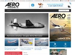 DIGITAL - AMÉRICA LATINA SITIO WEB AERO - EM ESPANHOL www.aeromagazine.net Enfocado en paises de lengua española, sus mercados y novedades.