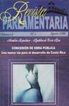 1998 Revista Parlamentaria : Concesión de Obra Pública Edición de la Revista Parlamentaria en la que Antonio Álvarez Desanti se refiere, en
