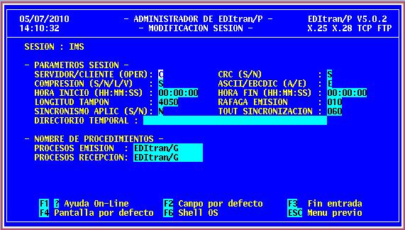 3.GESTOR DE EDITRAN/P (UNIX).