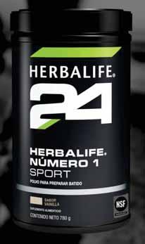 Herbalife 24 Número 1 Sport sabor Vainilla Fórmula exclusiva de Herbalife que contiene proteína aislada de leche, L-glutamina, carbohidratos, vitaminas y minerales.