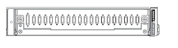 13 14 15 16 17 18 Figura 4-22 BB08 Ejemplo de indicación de conectores del cable XSCF (SPARC M10-4S) XSCF0 Número