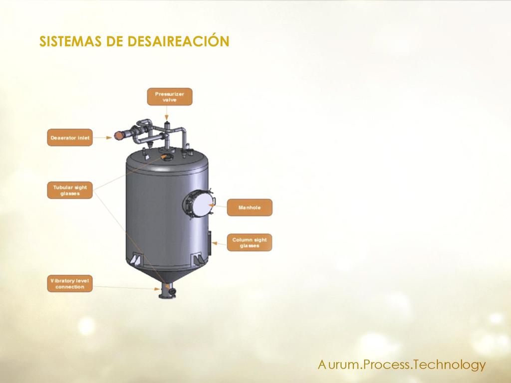 El proceso de desaireación se realiza con el fin de retirar el aire que acompaña al producto antes de aplicar los tratamientos térmicos.