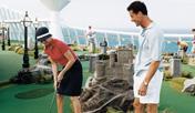Minigolf Practica golf en alta mar!