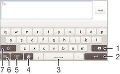 Escribir un texto Teclado en pantalla Puede ingresar texto con el teclado QWERTY en pantalla al escribir cada letra individualmente o puede usar la escritura por gestos y deslice su dedo de letra a