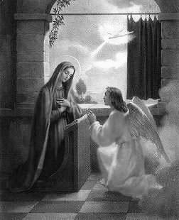 Amada Madre María, repetimos las palabras que tú pronunciaste cuando el Ángel Gabriel te anunció el nacimiento de