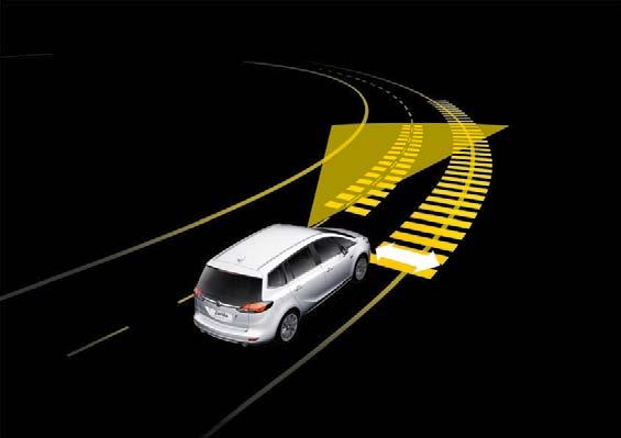 Alerta de Cambio Involuntario de Carril. Si el vehículo atraviesa las líneas delimitadoras del carril sin que antes hayas accionado el intermitente, te advierte mediante señales acústicas y visuales.