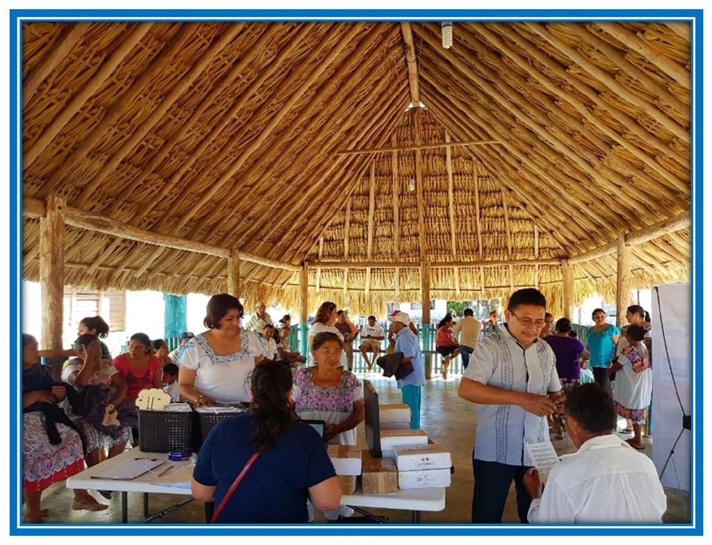 El 10 de febrero de 2017, se realizó la Jornada de Salud Visual en la Comunidad de Betania Municipio de Felipe Carrillo Puerto, en donde se
