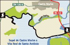 Itinerario 15: Castro Marim Recorrido del Cerro de Bufo Longitud: Duración: Medio recomendado: Unidades
