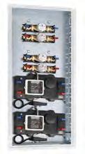 Adecuado para AUTOFLOW Medidores de calefacción CONTECA Predisposición para instalar 6 medidores de agua UNIDADES PREENSAMBLADAS MULTIUSUARIO PARA