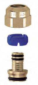 , - Ø 6x, 3 p., - Ø 8x 6800 Racor de diámetro autoadaptable para tubos en plástico monocapa o multicapa.