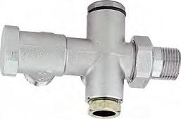 rad. Conex. tubo Kv (m 3 /h) 440 4 / 3 p., 3 p., 3, 3,70 0 0 Conex. rad. Conex. tubo Kv (m 3 /h) 440 / 3 p.,,80 348 Válvula para instalaciones monotubo. Cromada.