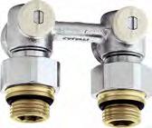 rad. Conex. tubo 30040 / M 30 Válvulas especiales para paneles convectores con grupo válvula termostática incorporado.