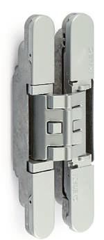 BISAGRAS INVISIBLES KUBICA K2400 Bisagra invisible con 5 pivotes regulables a través de 3 ejes independientes. Para puertas de paso y de armario de apertura 180º 40-52kg. Espesor mín. 25mm.