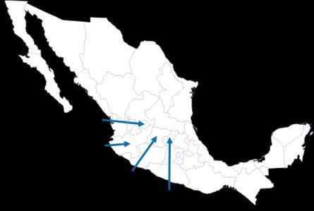 A nivel región piloto en los Estados de Aguascalientes, Guanajuato, Jalisco, Querétaro y perspectivo San