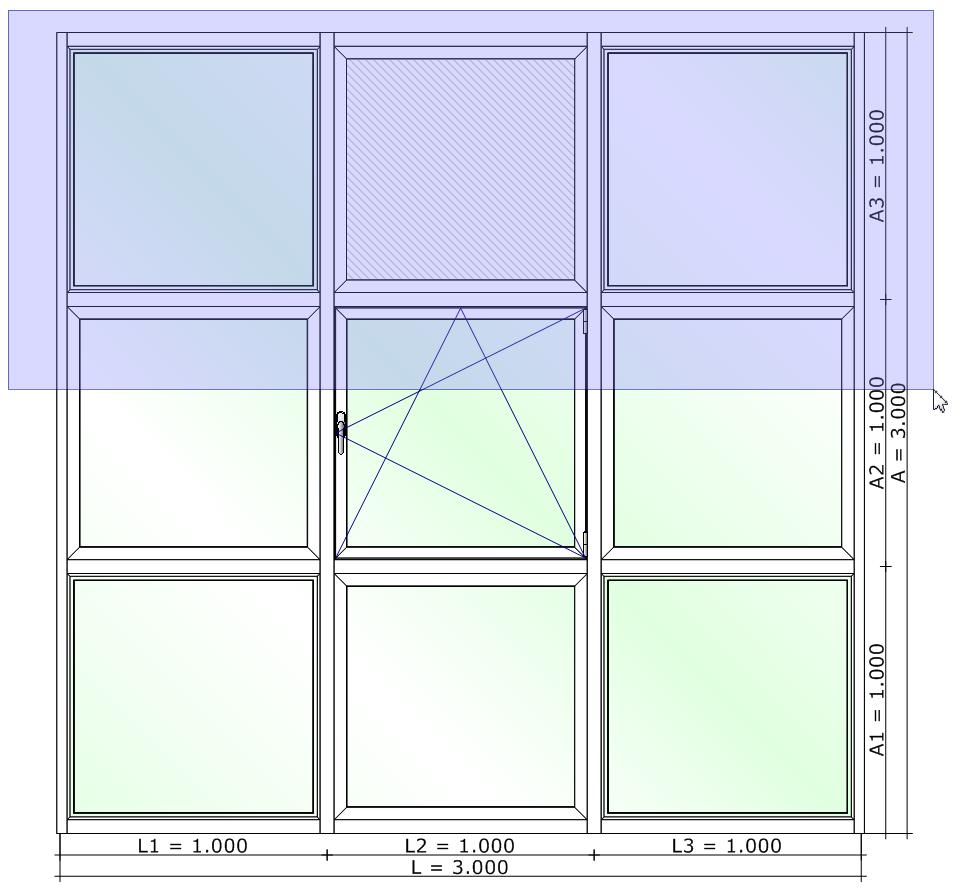Vidrios Permite seleccionar vidrios. Modelos insertados por FO Permite seleccionar los huecos en los que se han insertado modelos por FO. De esa forma podremos reemplazarlos fácilmente.