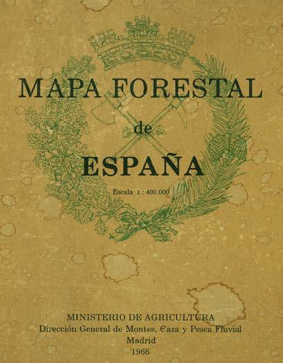 MAPA FORESTAL DE ESPAÑA (completo): EL PRIMERO MAPA FORESTAL DE CEBALLOS (MFE400, 1966) 1.